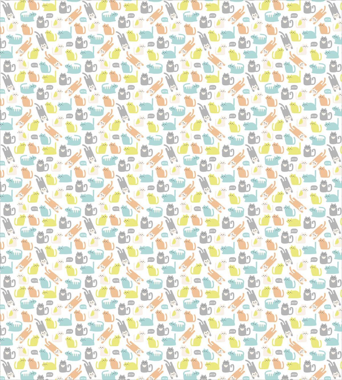 Kitty Love Cats Cartoon — Pattern