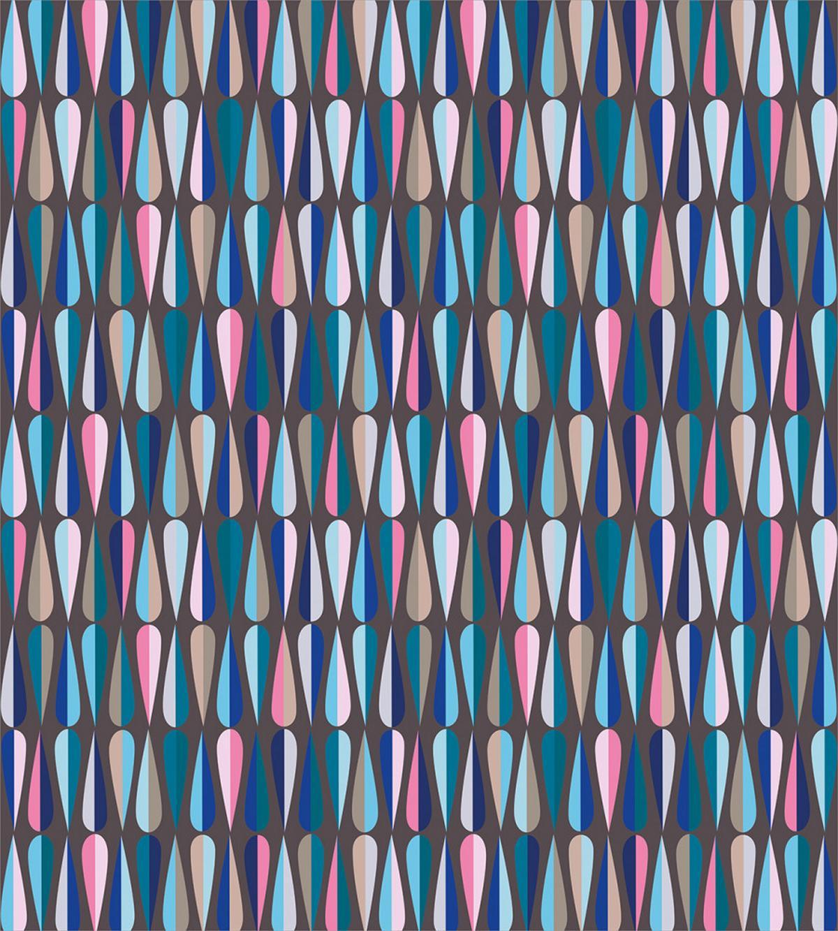 Colored Drop Shapes — Pattern
