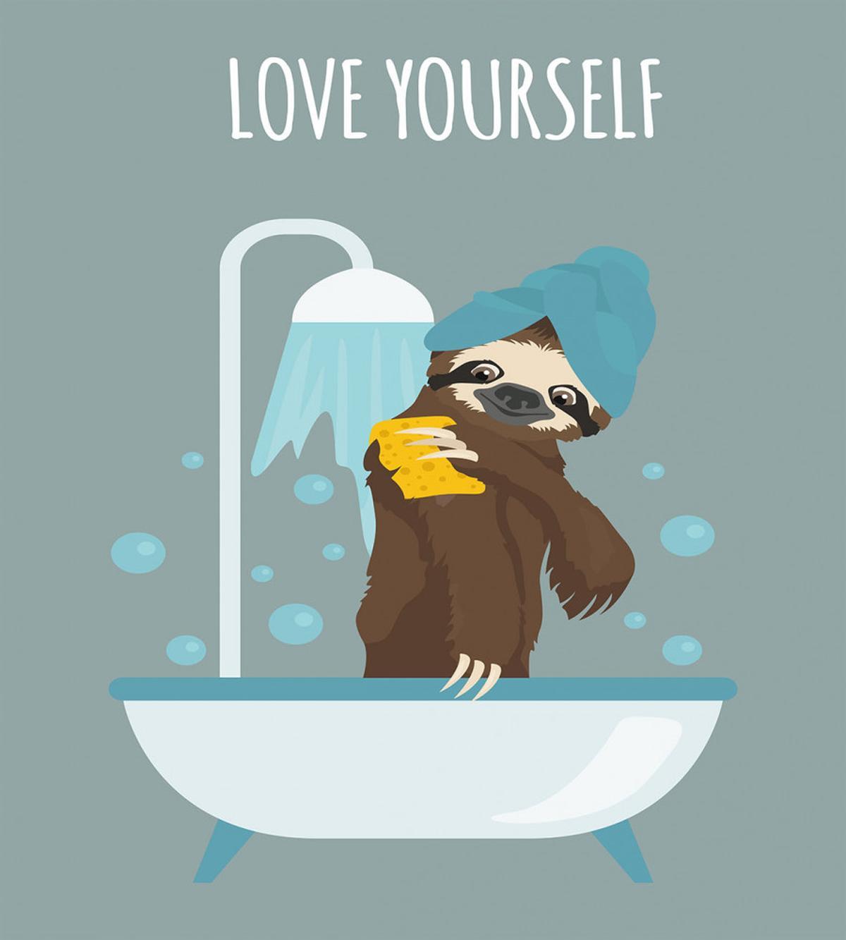 Bathing Lazy Animal — Pattern