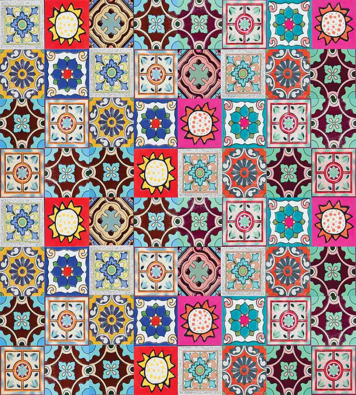 Geometric Mosaic Tiles — Pattern