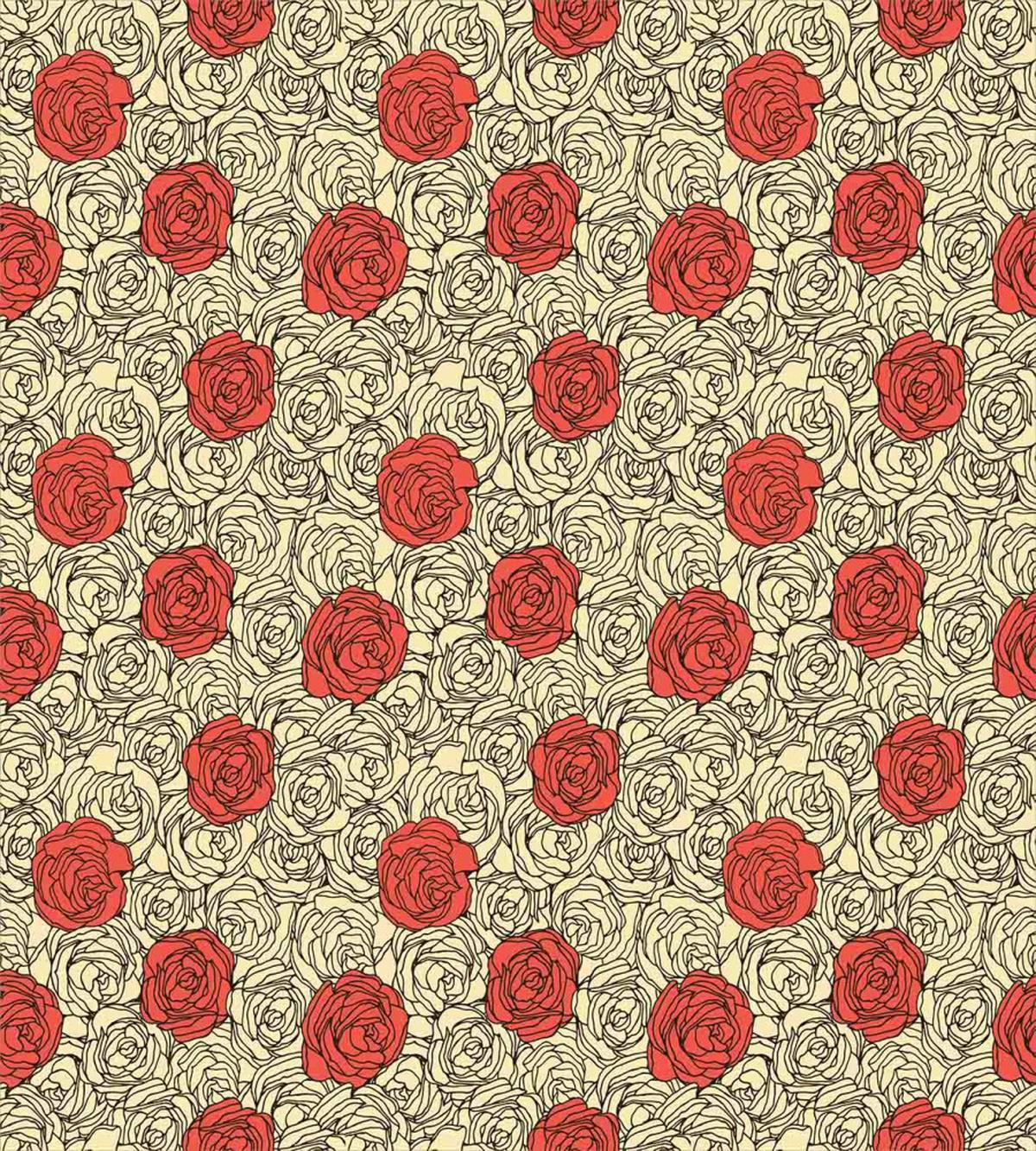Romantic Flowerbed Art — Pattern