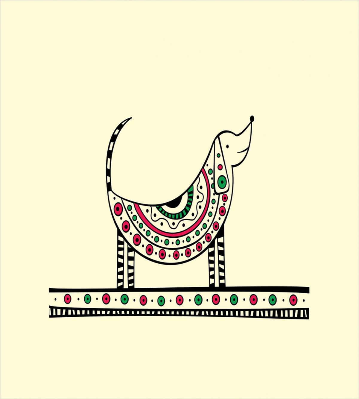 Dog Sketch — Pattern
