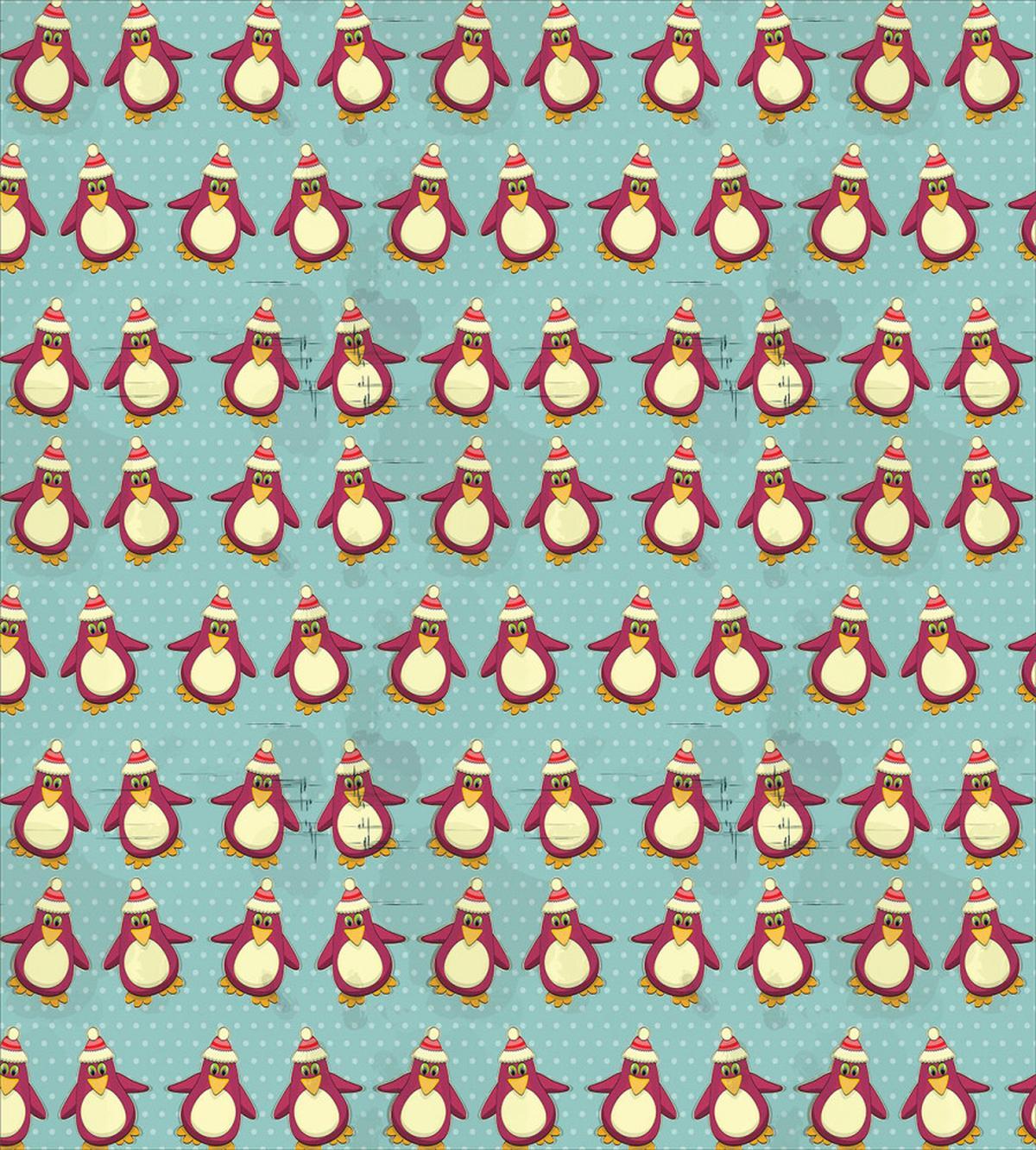Funny Arctic Penguins — Pattern