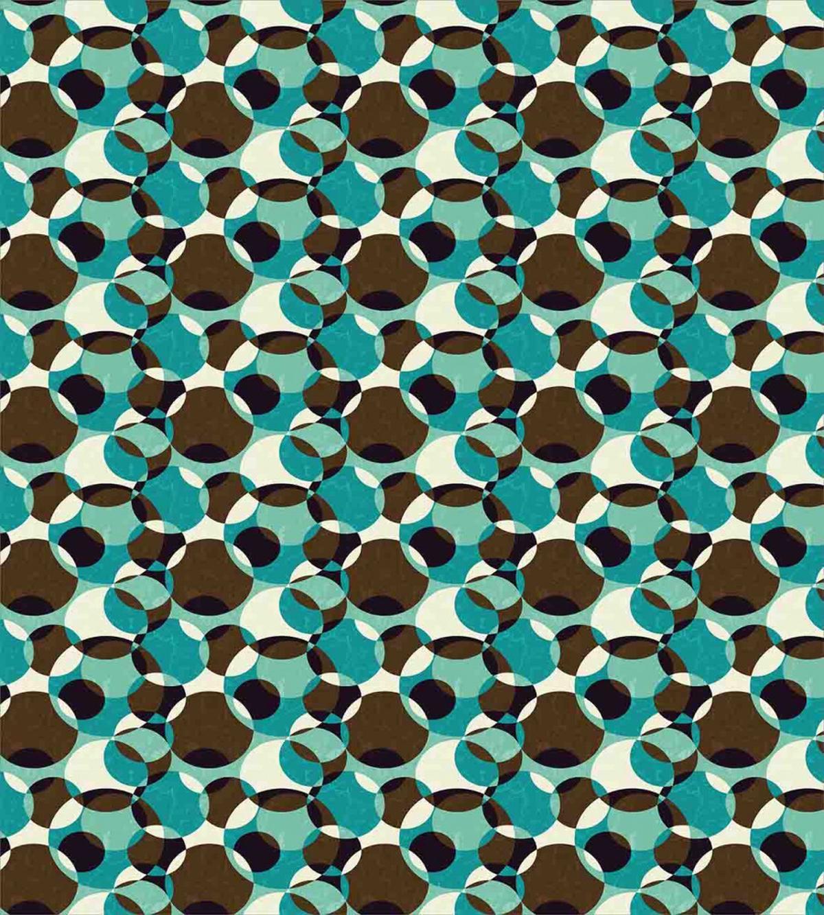 Grungy Geometric Circles — Pattern