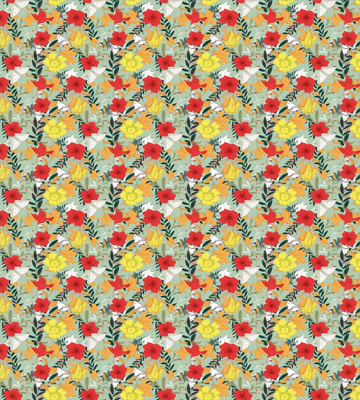 Jungle Blossoms Hibiscus — Pattern