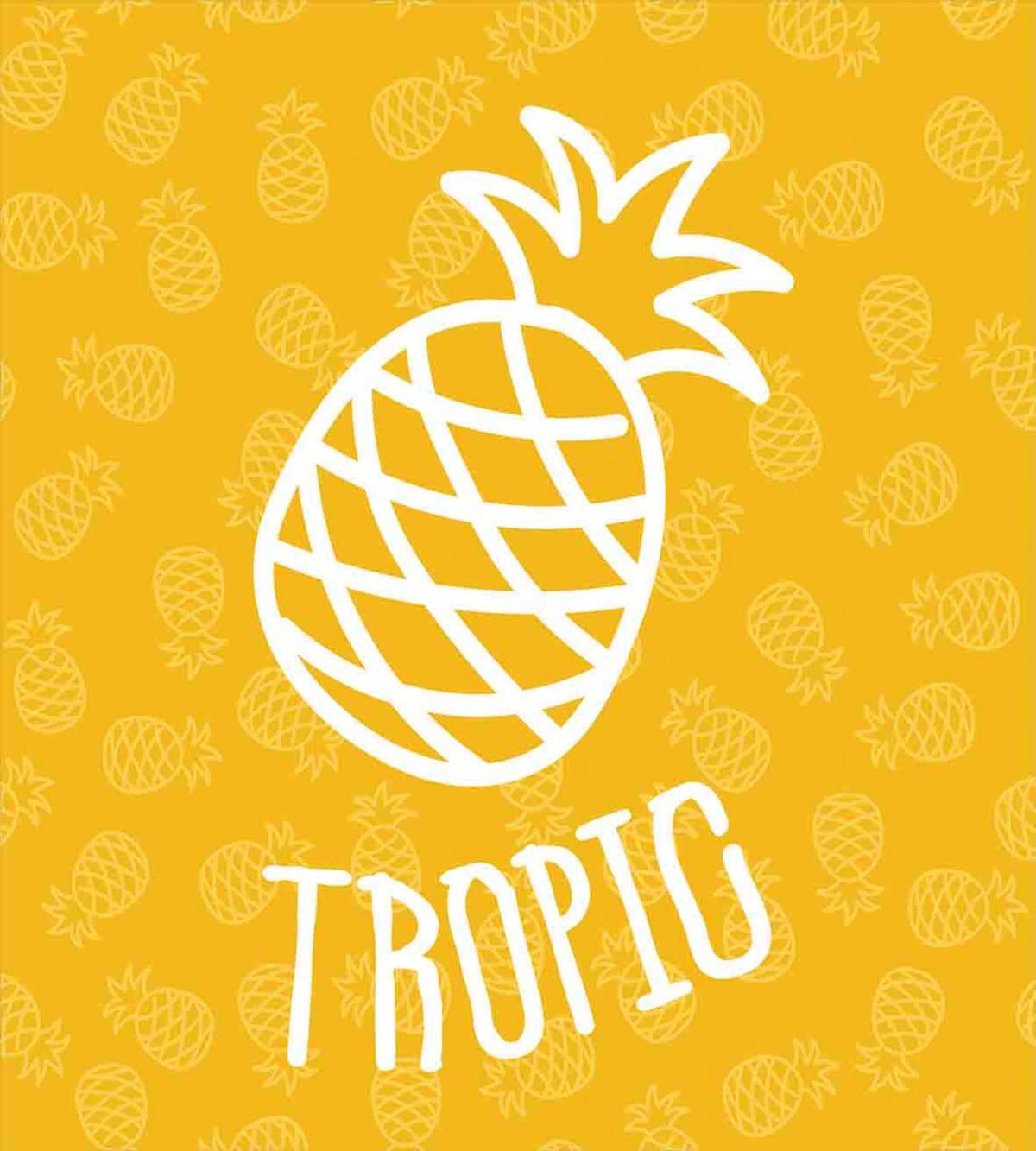 Exotic Pineapple Summer — Pattern