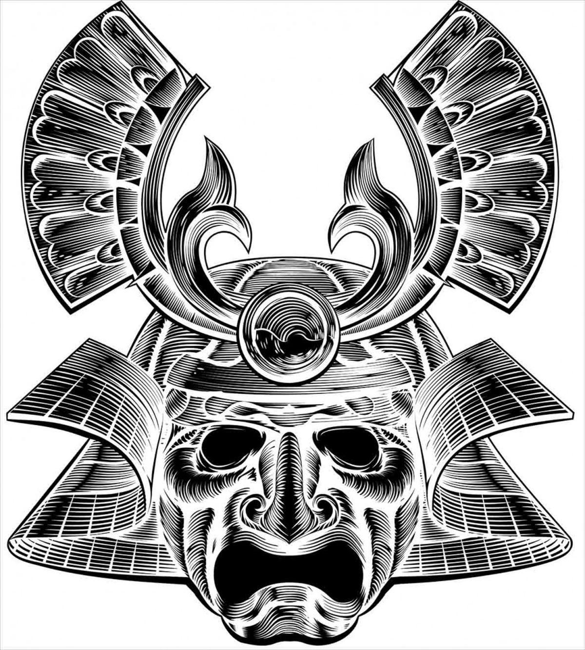 Vintage Japan Mask — Pattern