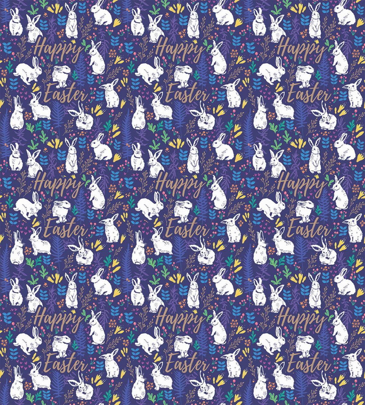 Floral Bunnies Poses — Pattern