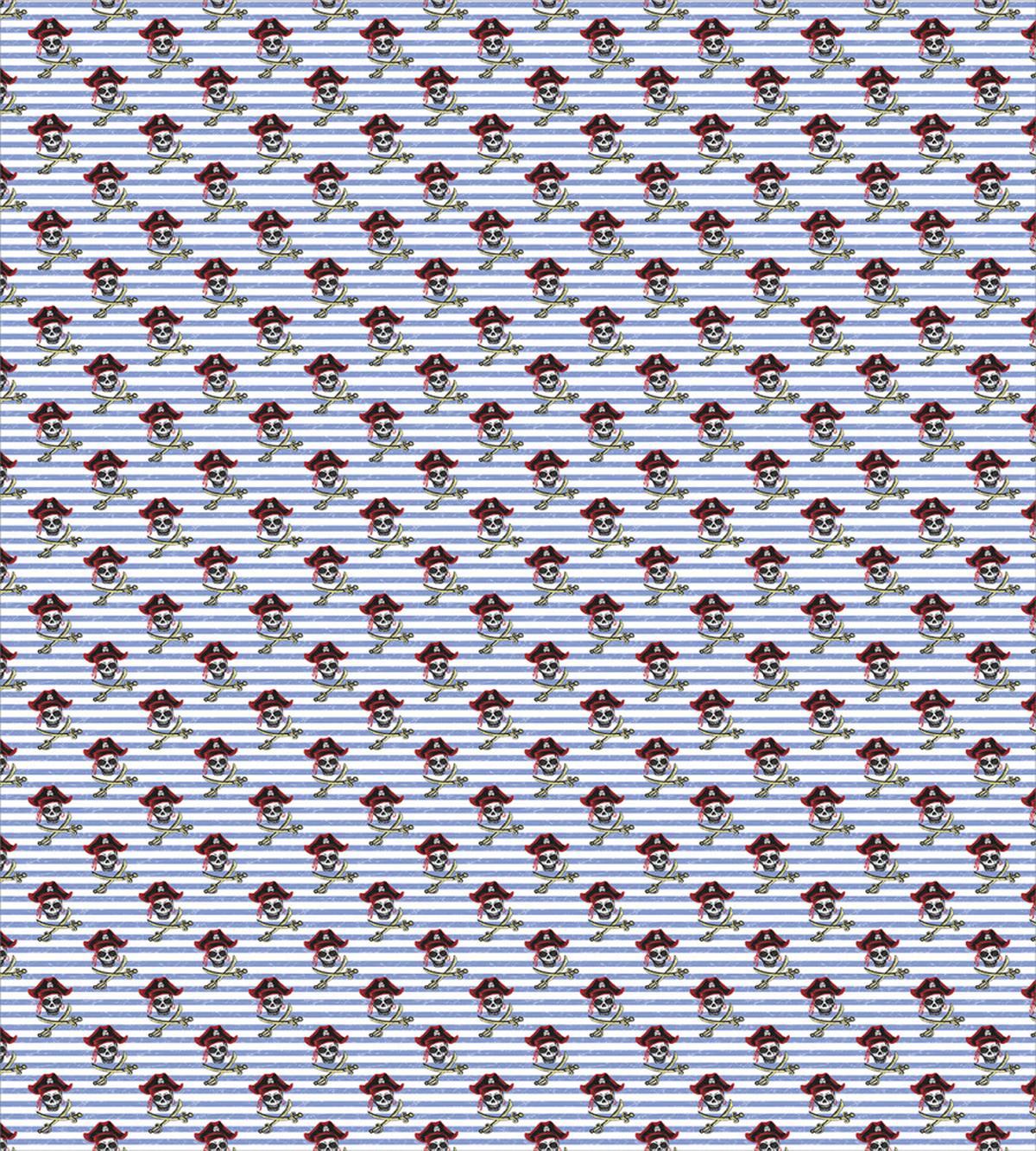 Jolly Roger on Stripes — Pattern