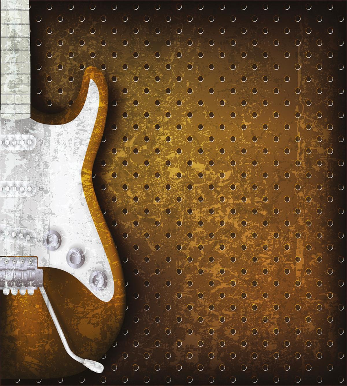 Grunge Dots Guitar — Pattern