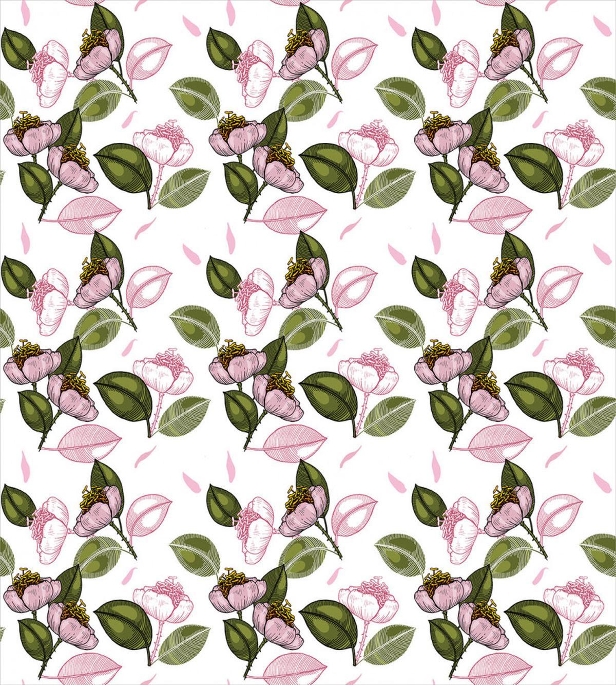 Retro Flowers Illustration — Pattern