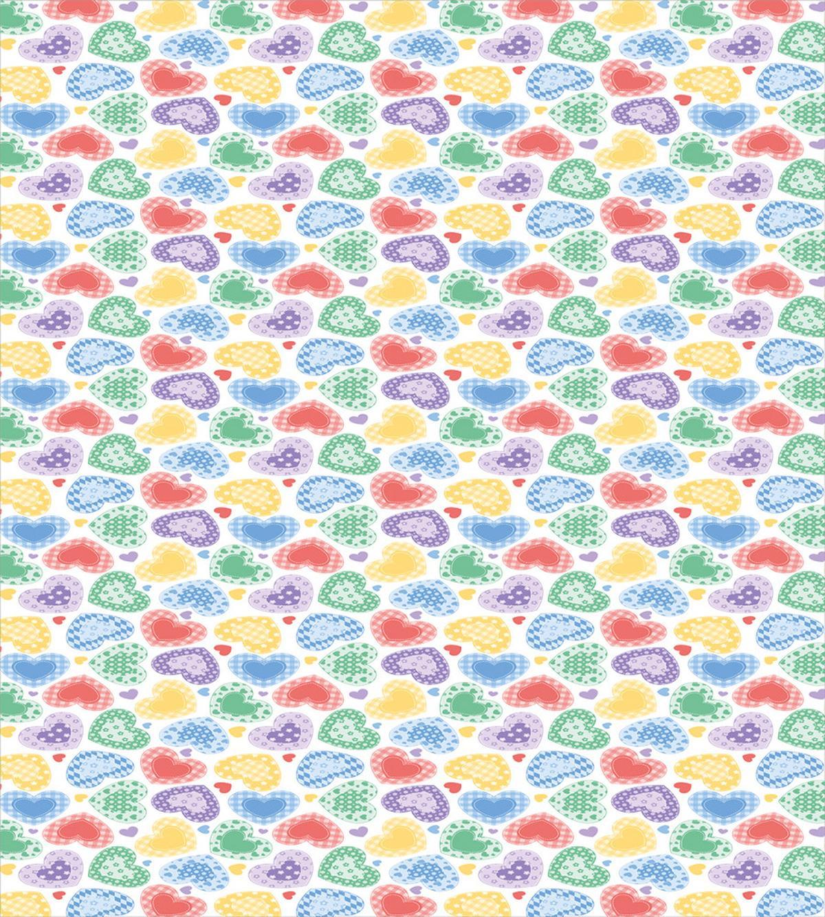 Patchwork Style Hearts — Pattern
