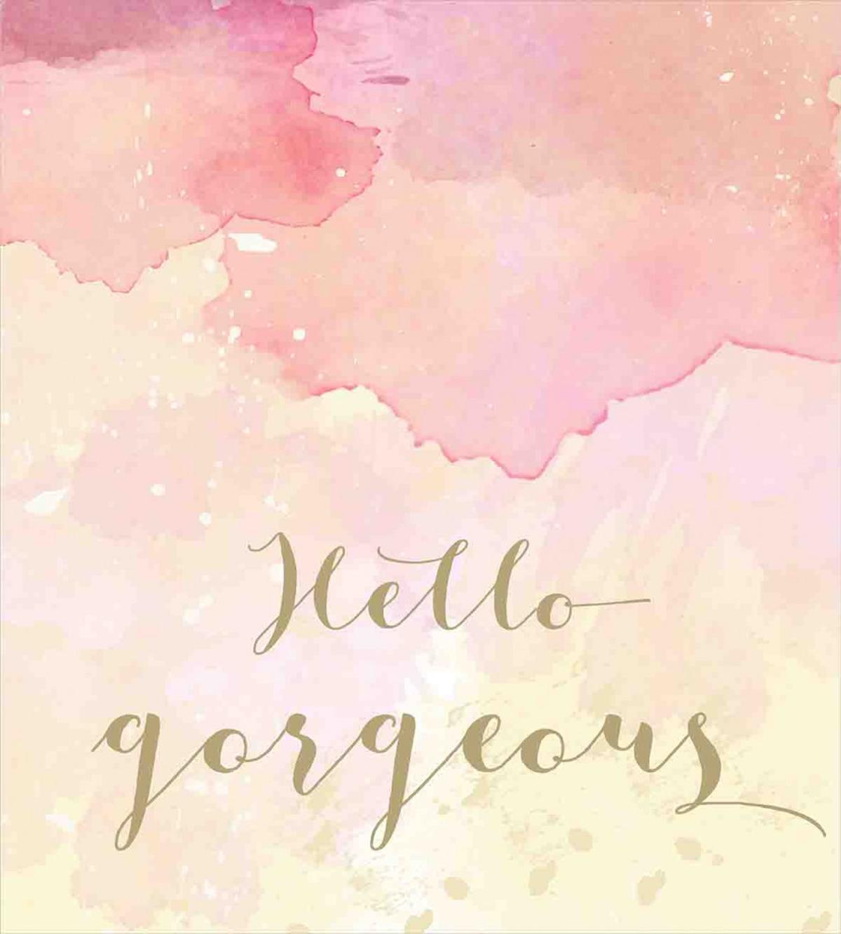 Pink Watercolor — Pattern