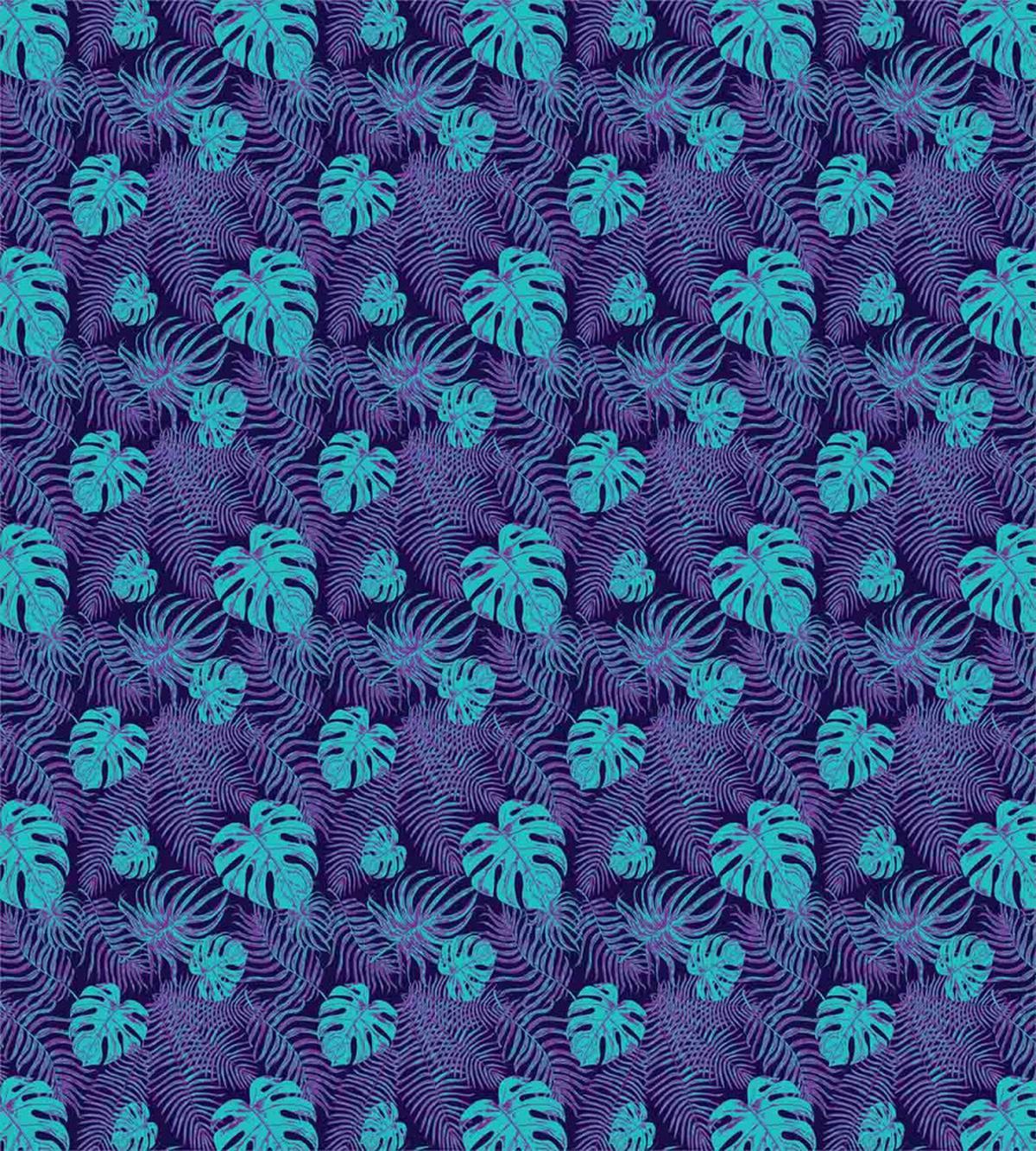 Floral Leaf Dark Night — Pattern
