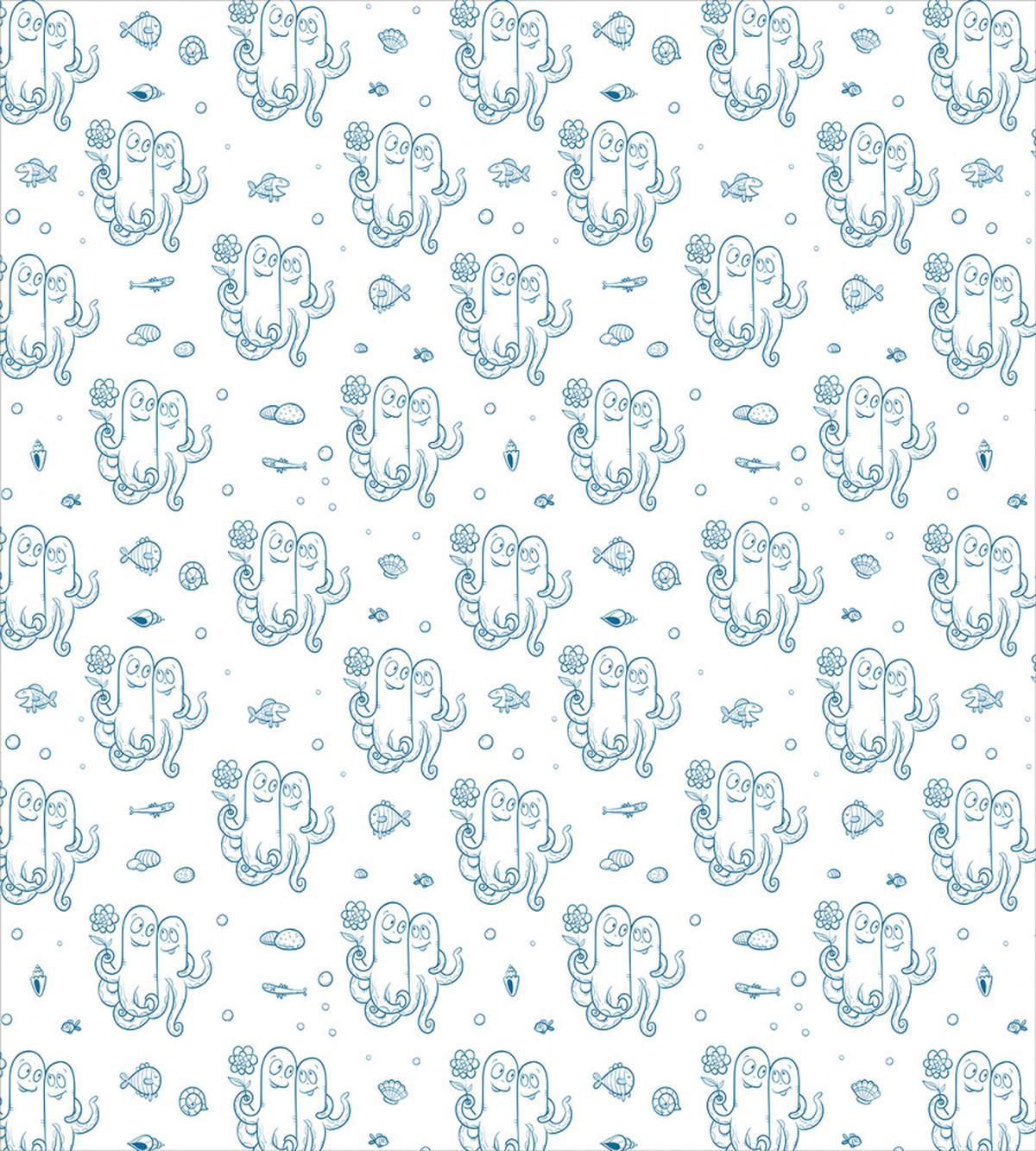 Marine Animals in Love — Pattern