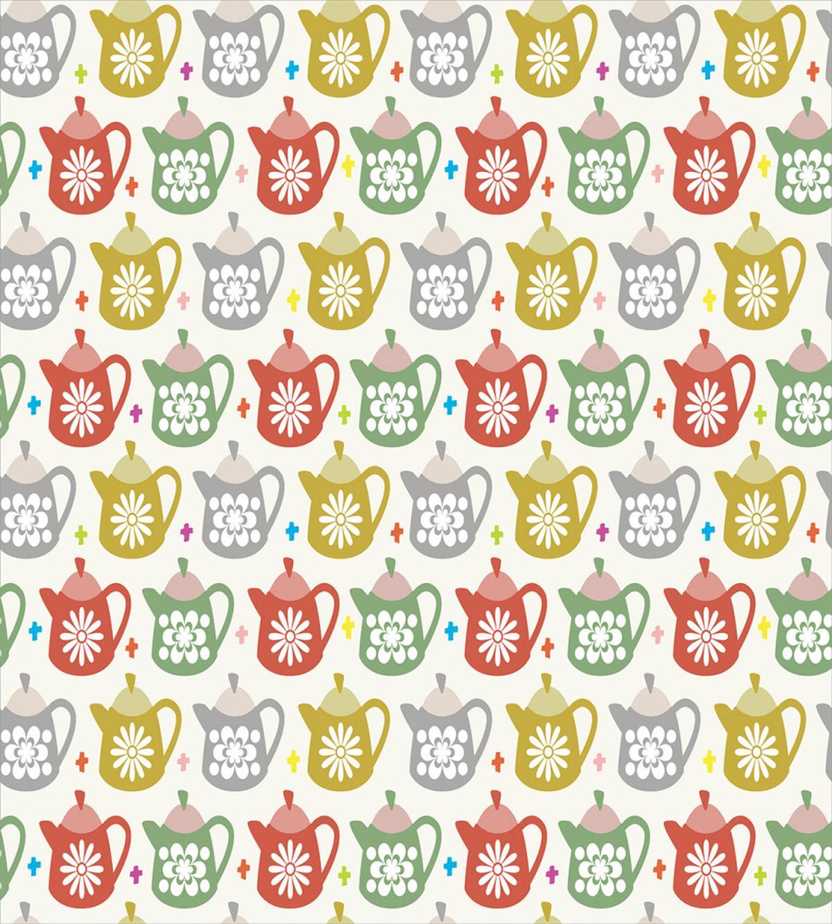 Cartoon Vivid Teapot — Pattern
