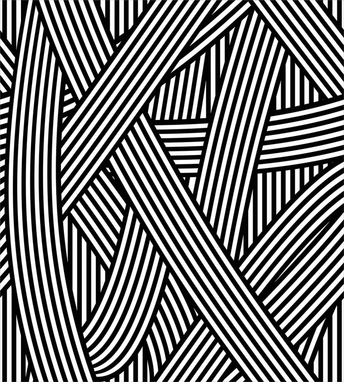 Modern Intertwined Lines — Pattern