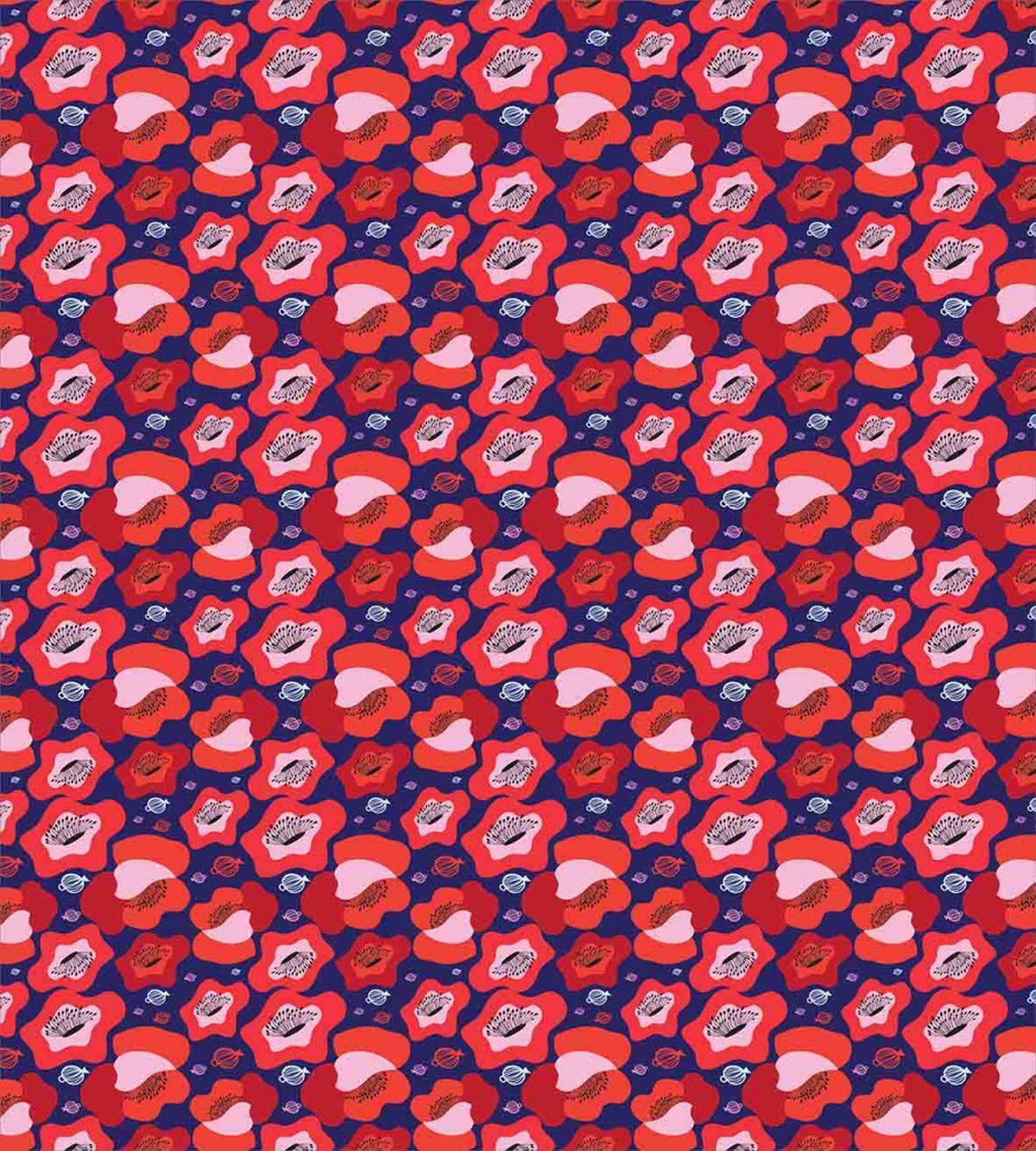 Blossoming Abstract Petals — Pattern