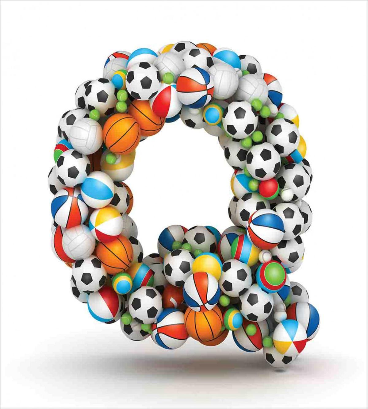 Gaming Balls ABC Font — Pattern