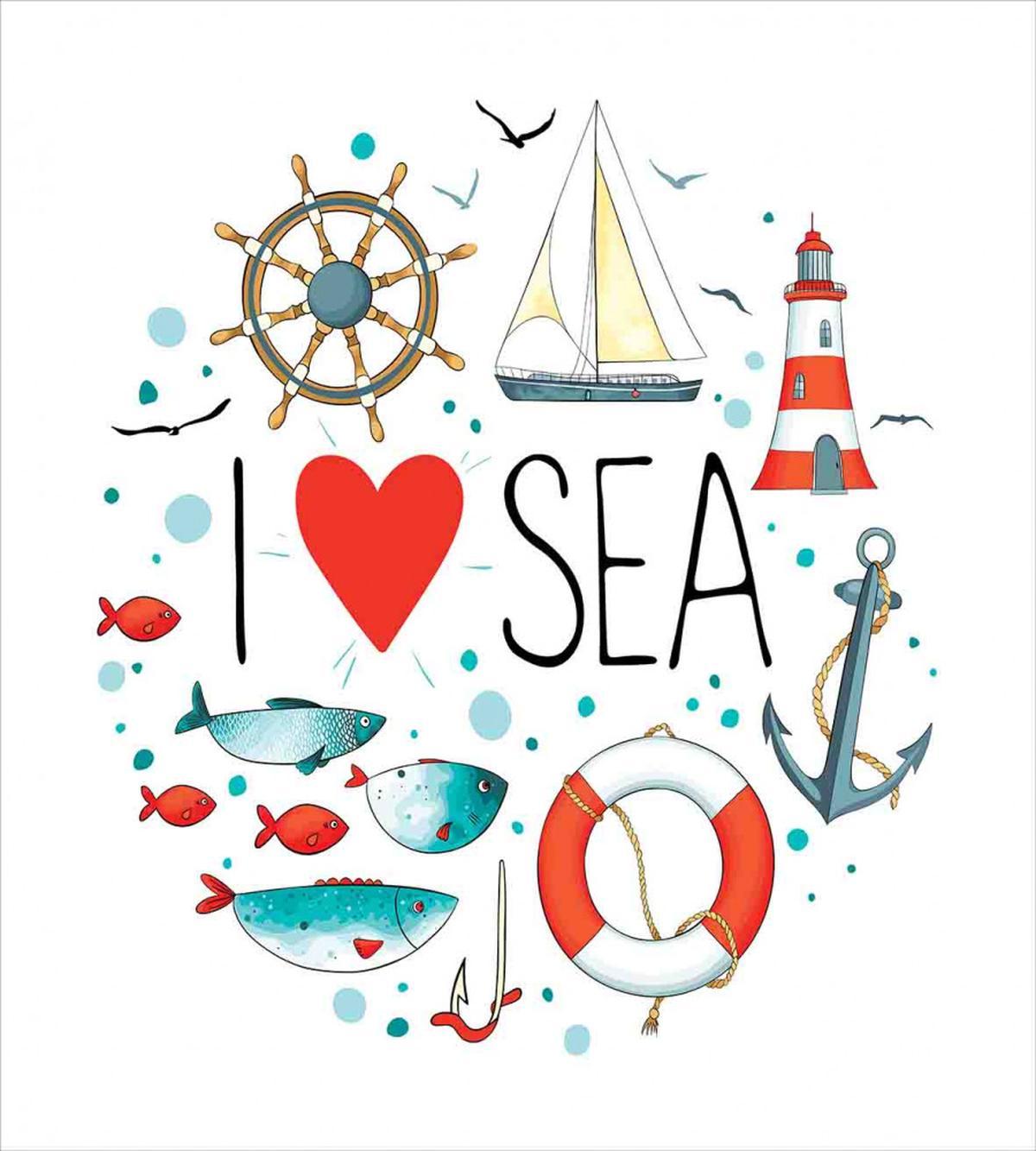 I Love Sea Words — Pattern
