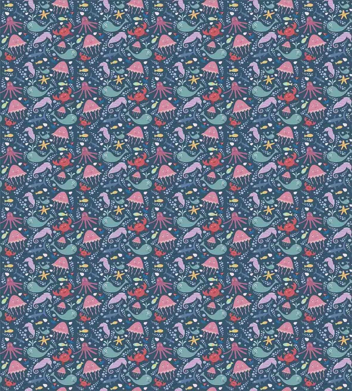 Marine Cartoon Funny — Pattern