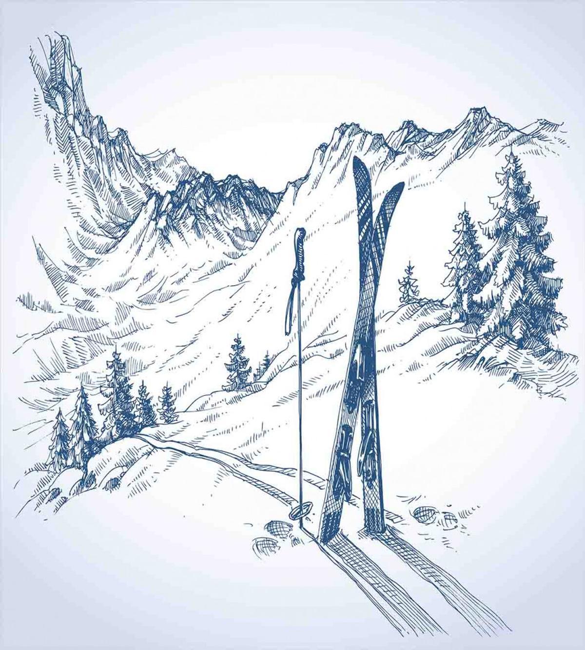 Ski Sport Mountain View — Pattern