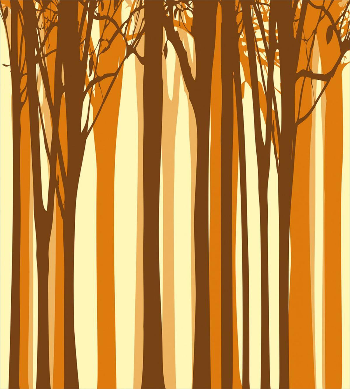 Autumn Forest Abstract — Pattern