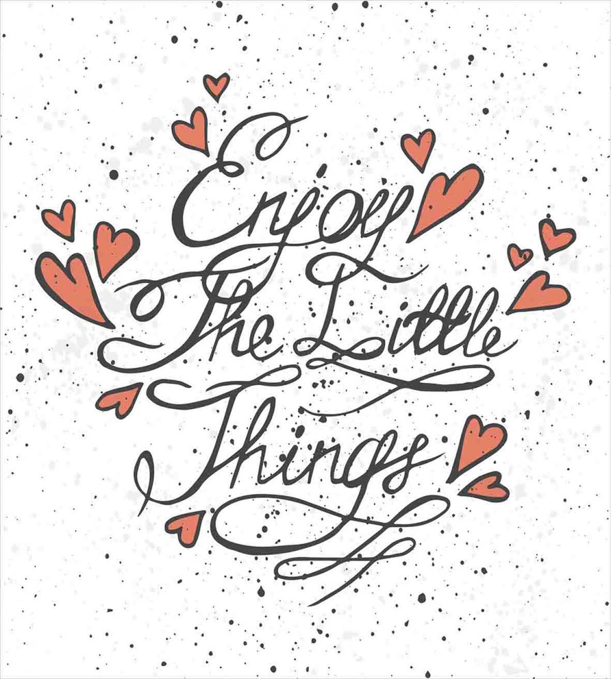 Romantic Hearts Slogan — Pattern