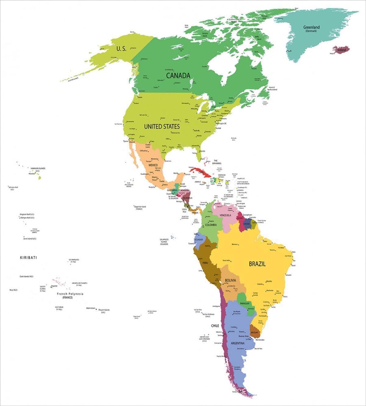 South and North America — Pattern