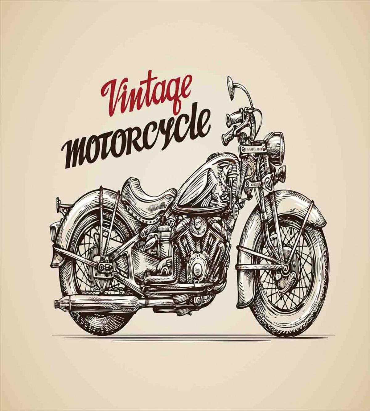 Chopper Style Bike — Pattern