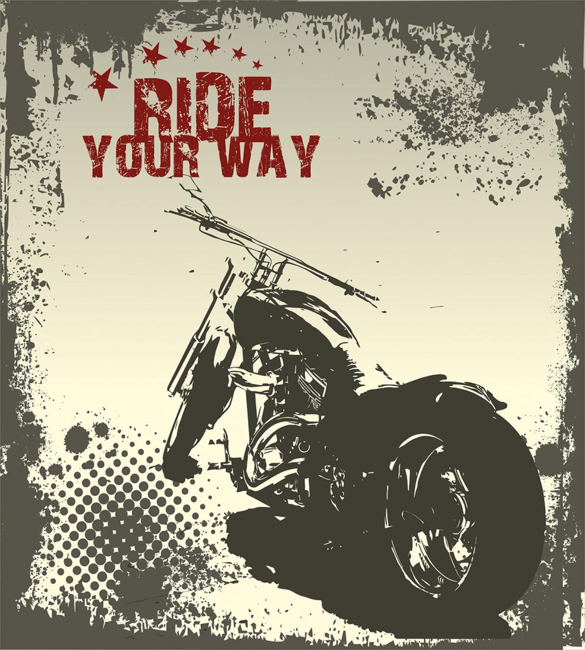 Adventure with Motorcycle — Pattern