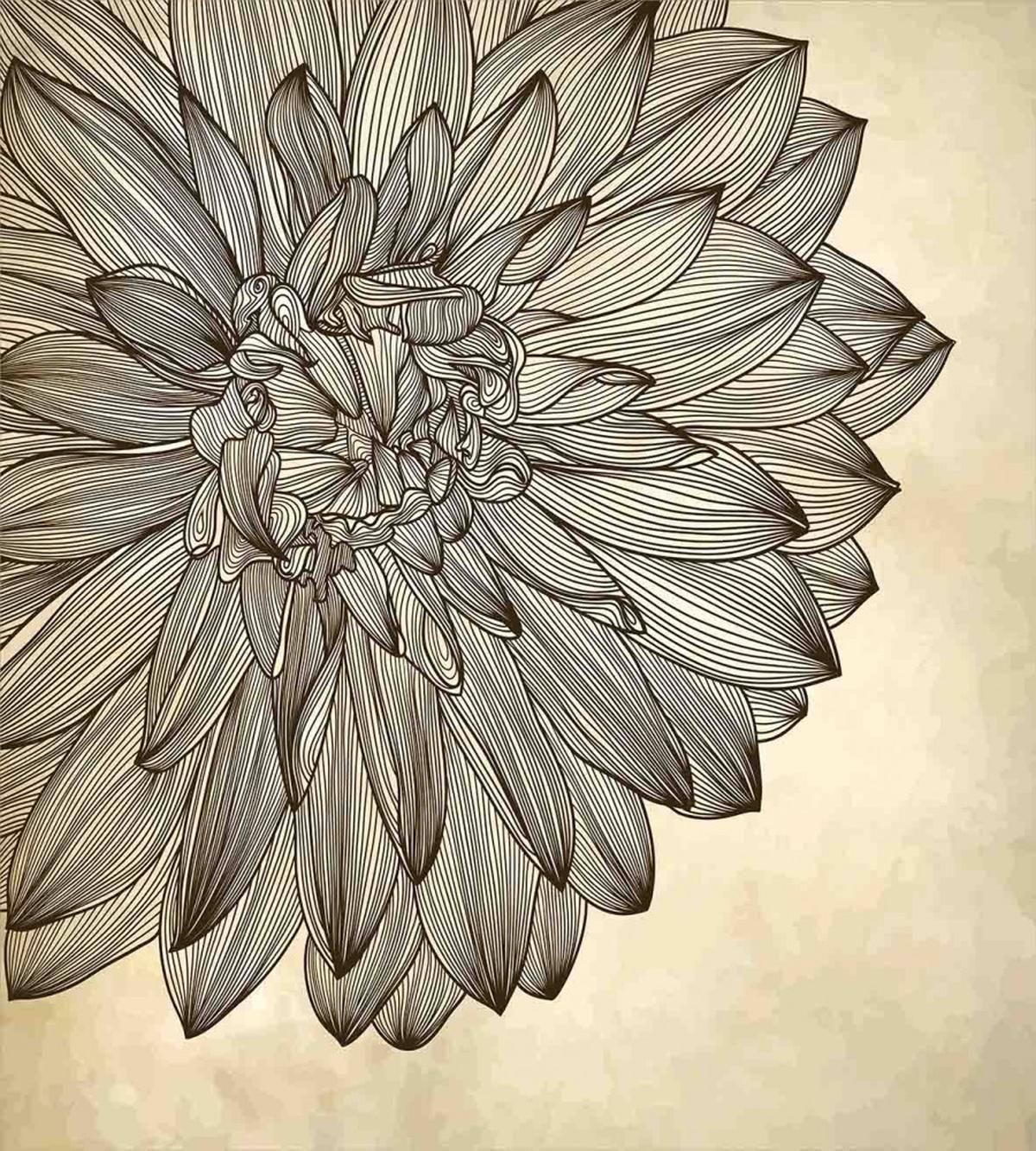 Vintage Blossom Grunge — Pattern