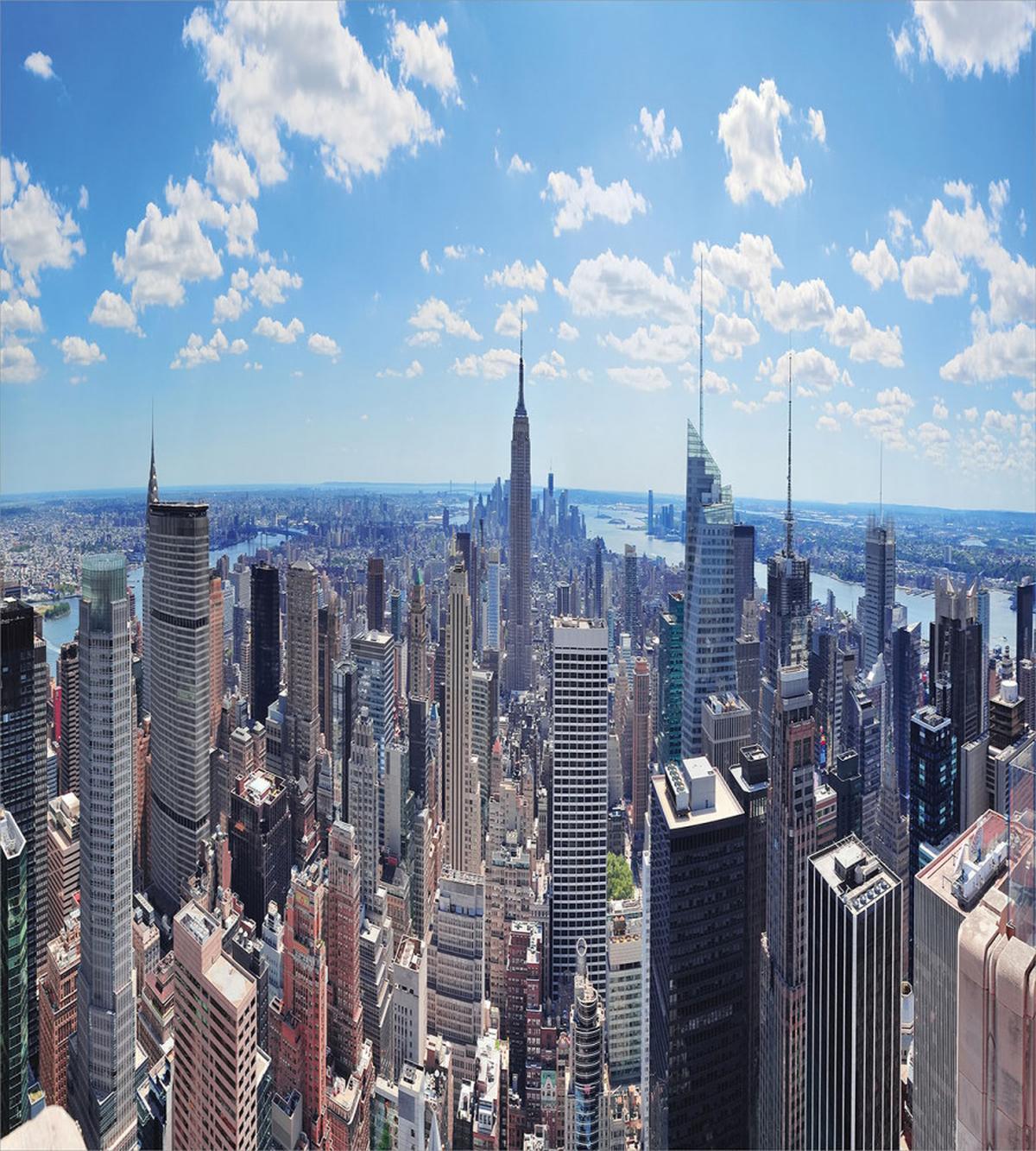 Skyscrapers Aerial View — Pattern