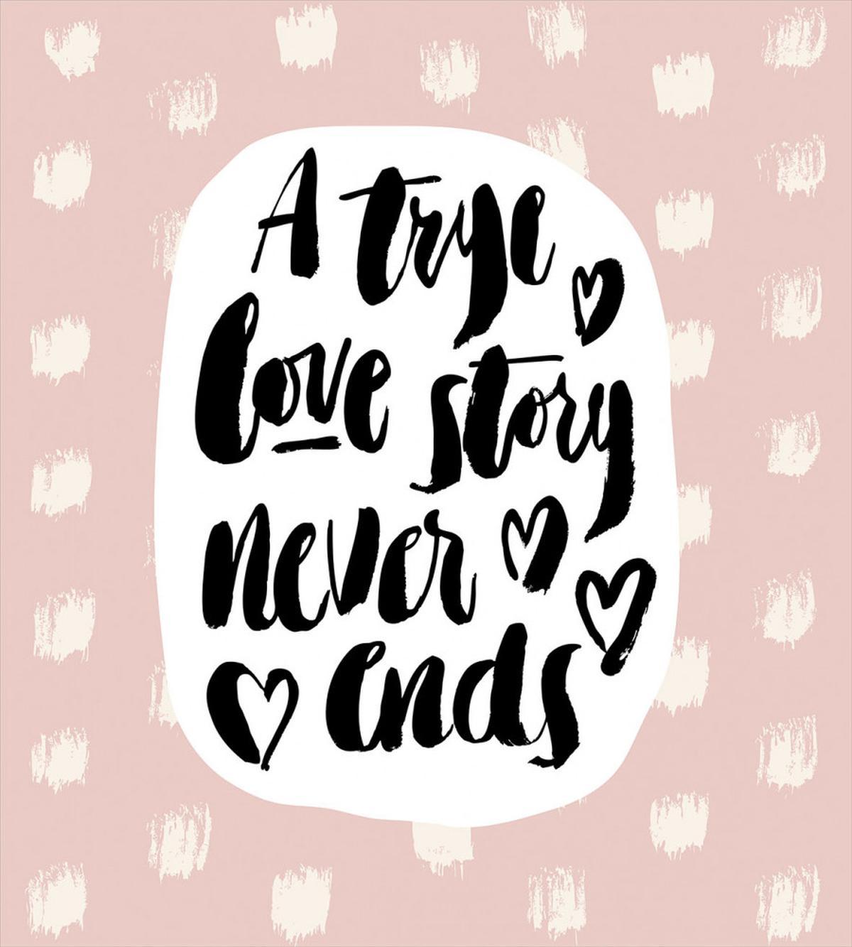 Love Story Saying — Pattern