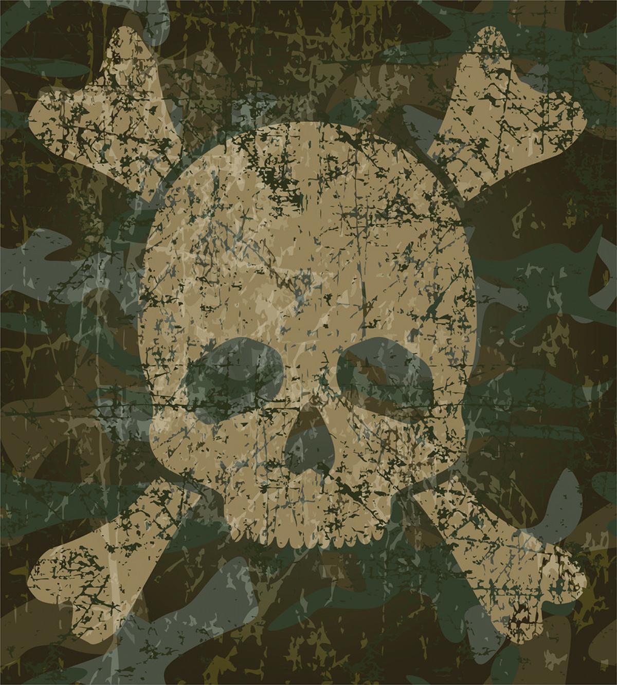 Rusty Aged Camo Design — Pattern