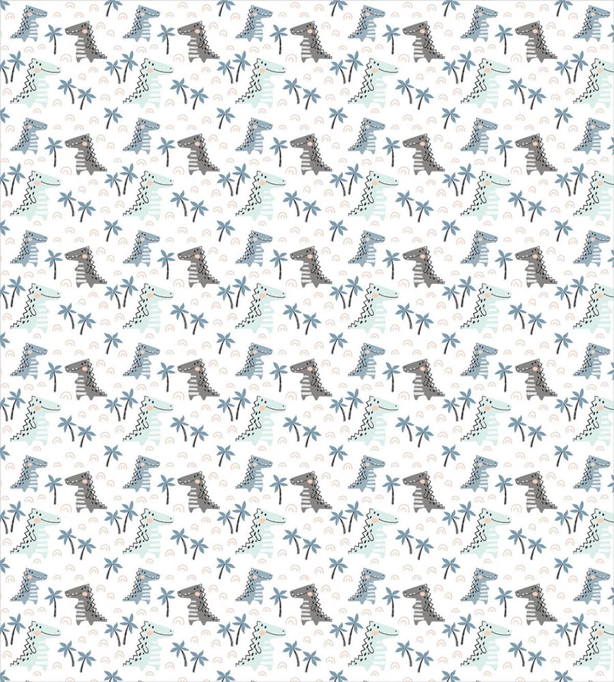 Dinosaur Rhythmic Cartoon — Pattern
