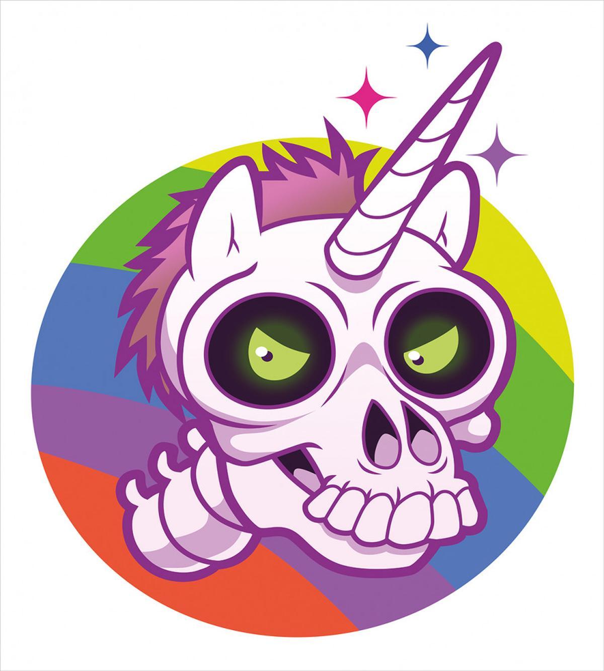 Cartoon Unicorn Design — Pattern