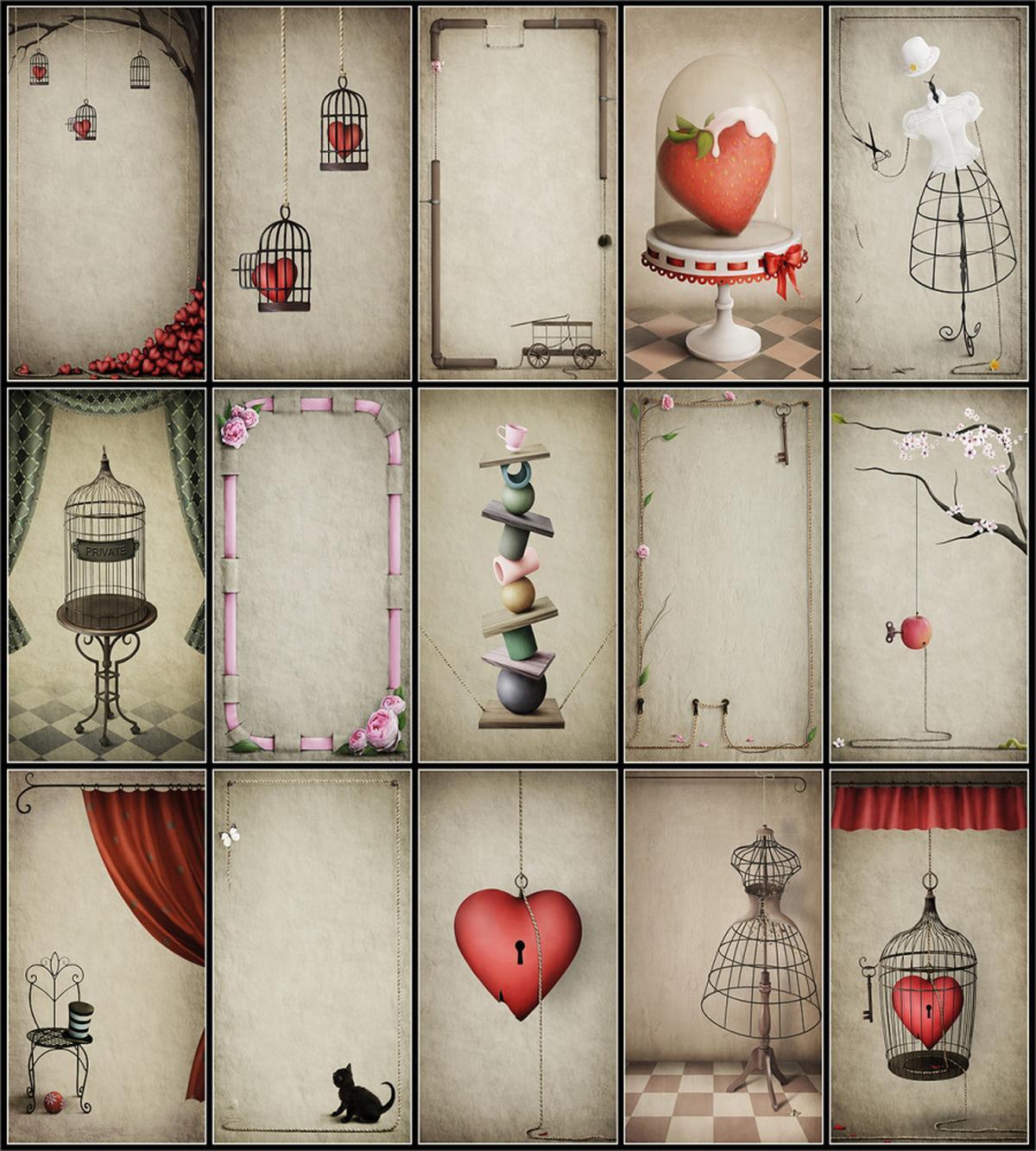 Hearts in Captivity — Pattern