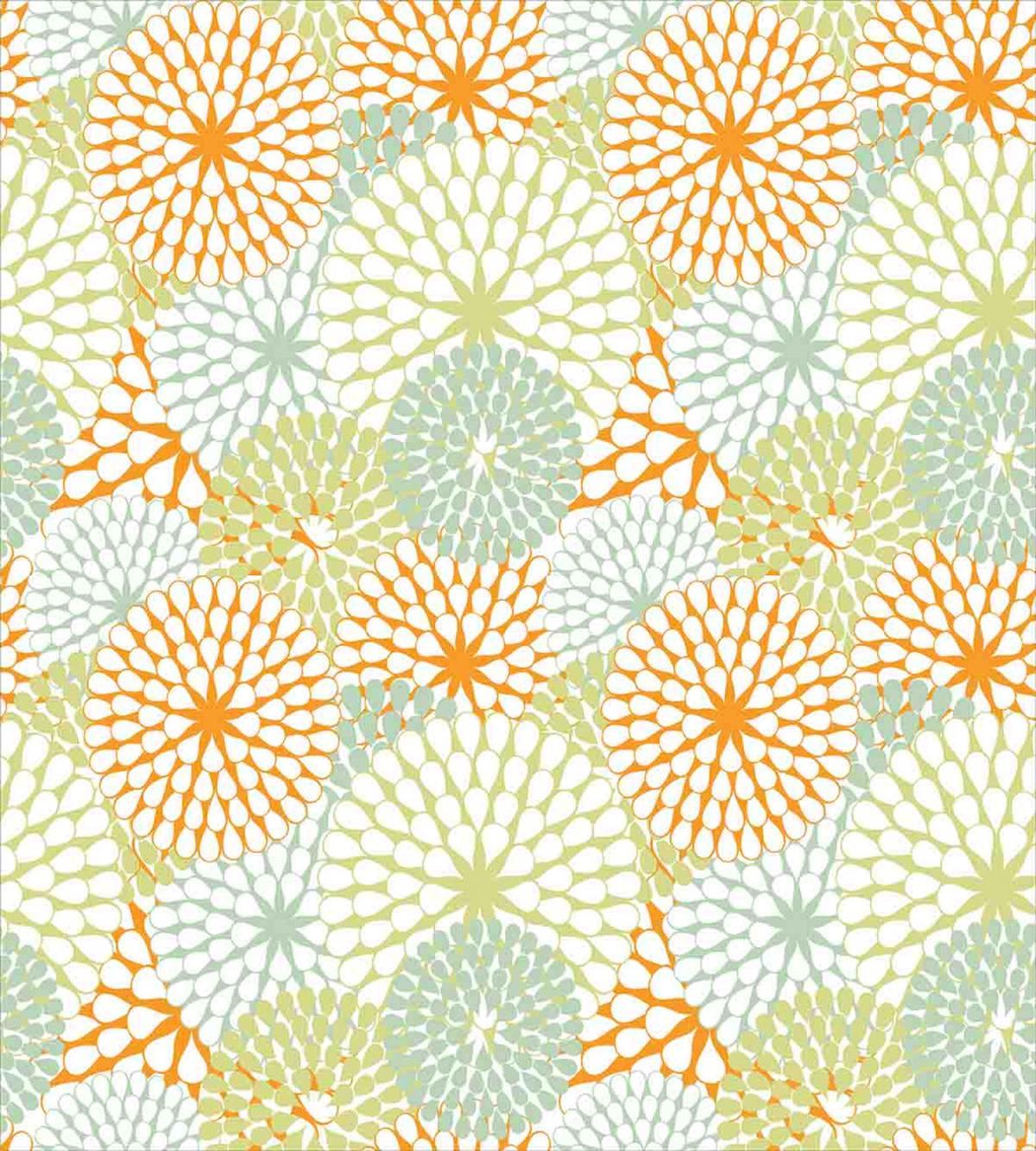 Abstract Retro Flowers — Pattern