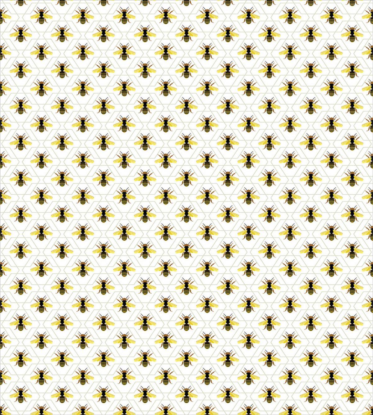 Silhouettes on Hexagons — Pattern