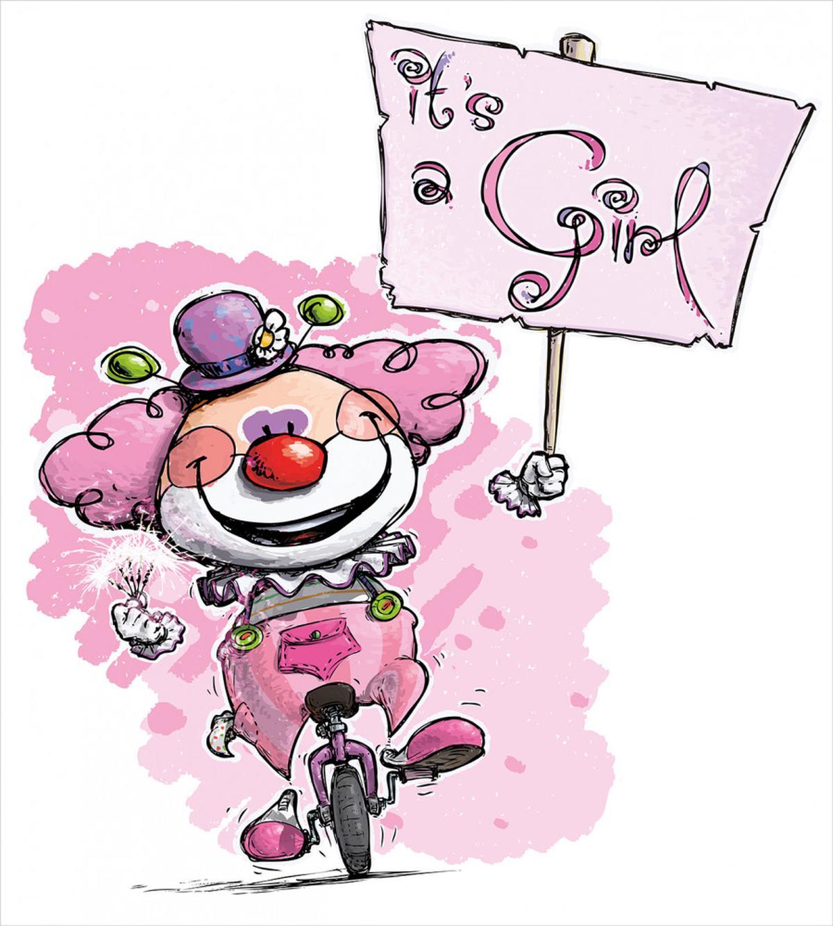Clown Unicycle Gender — Pattern
