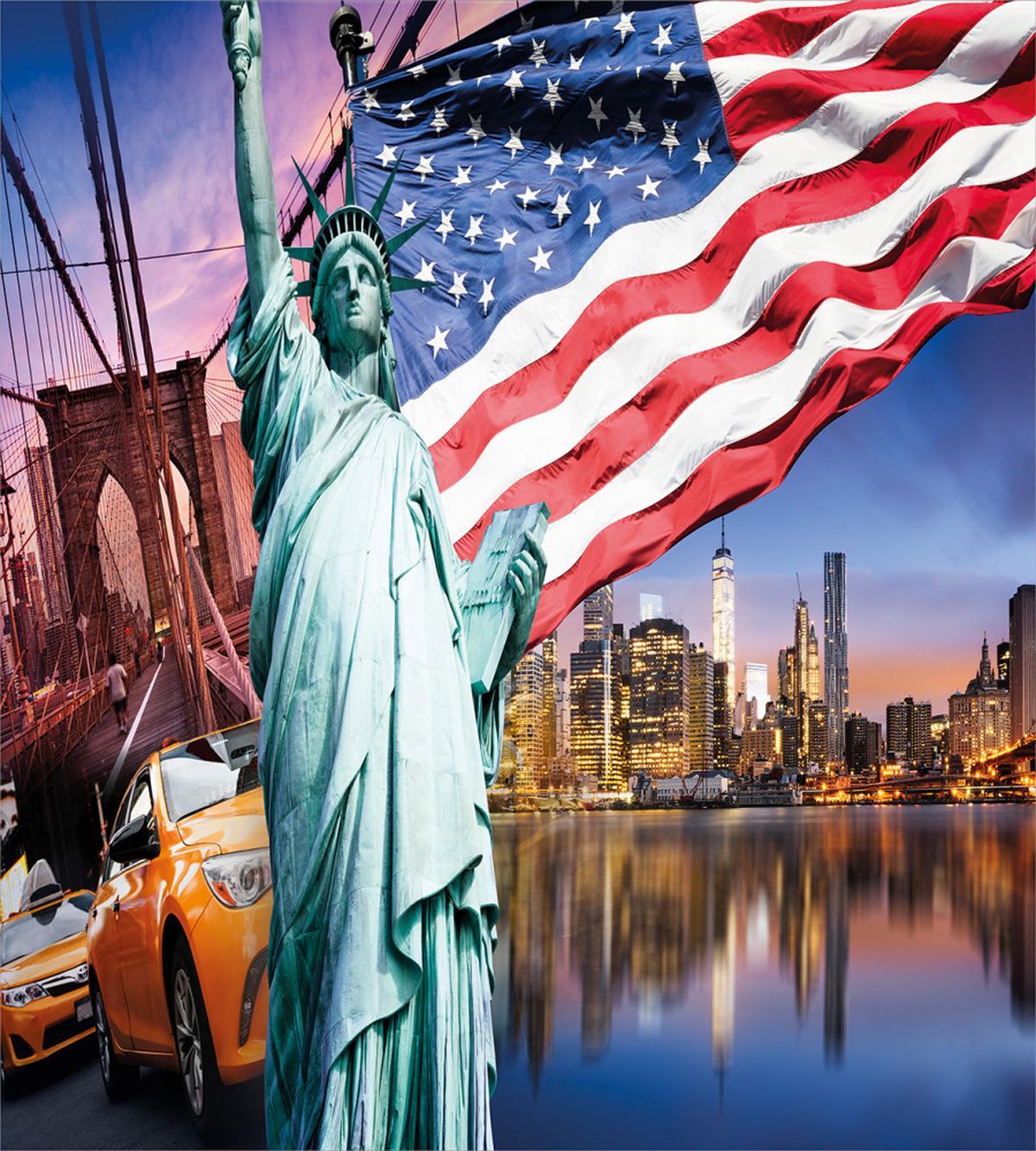 USA Touristic Concept — Pattern
