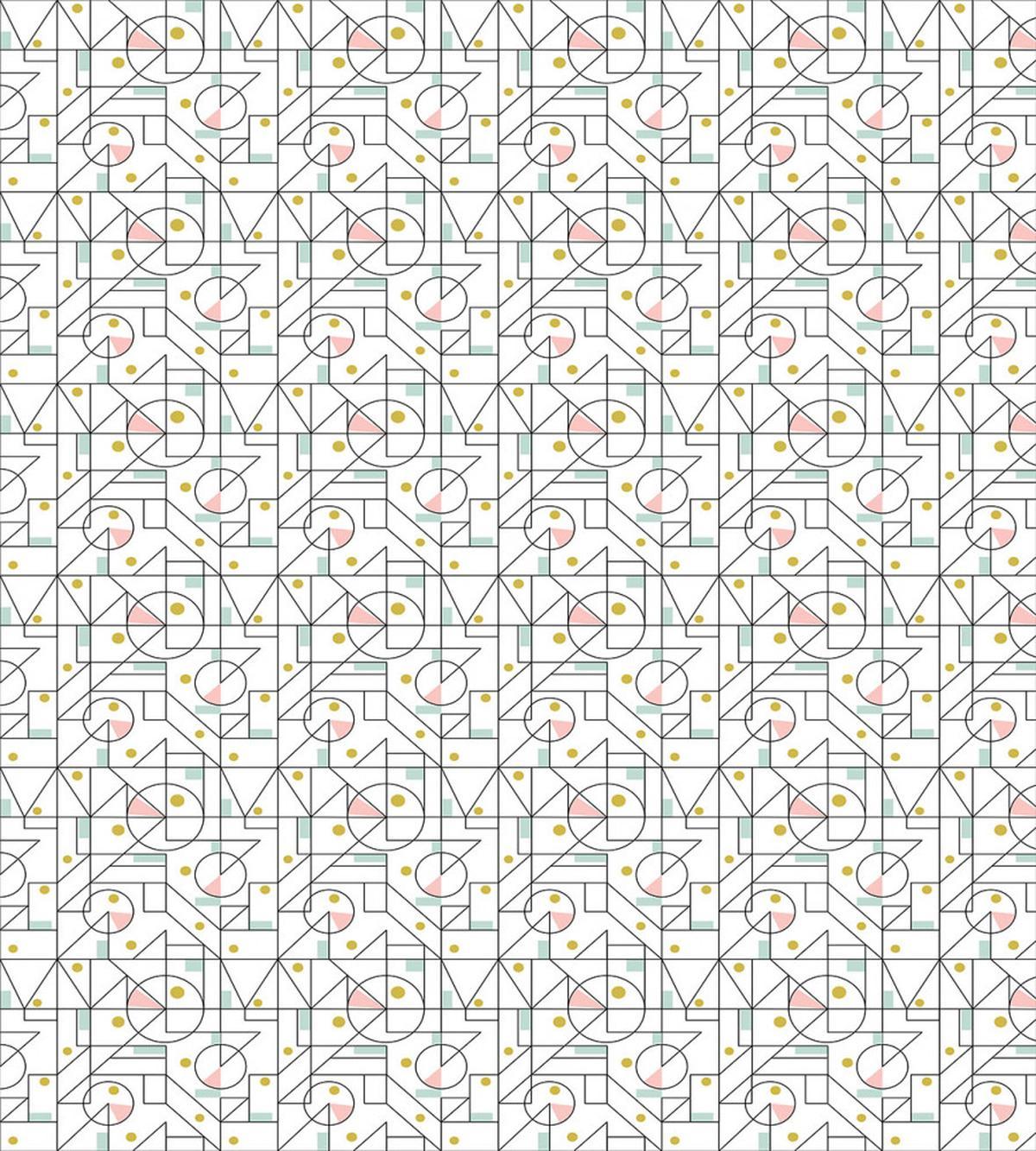 Shapes with Polka Dots — Pattern