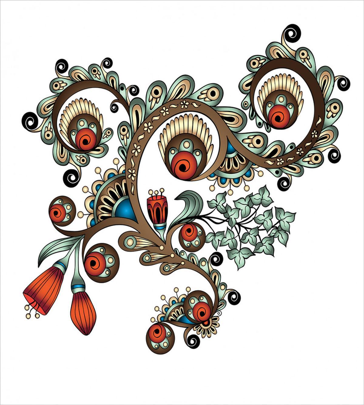Doodle Floral Pattern — Pattern