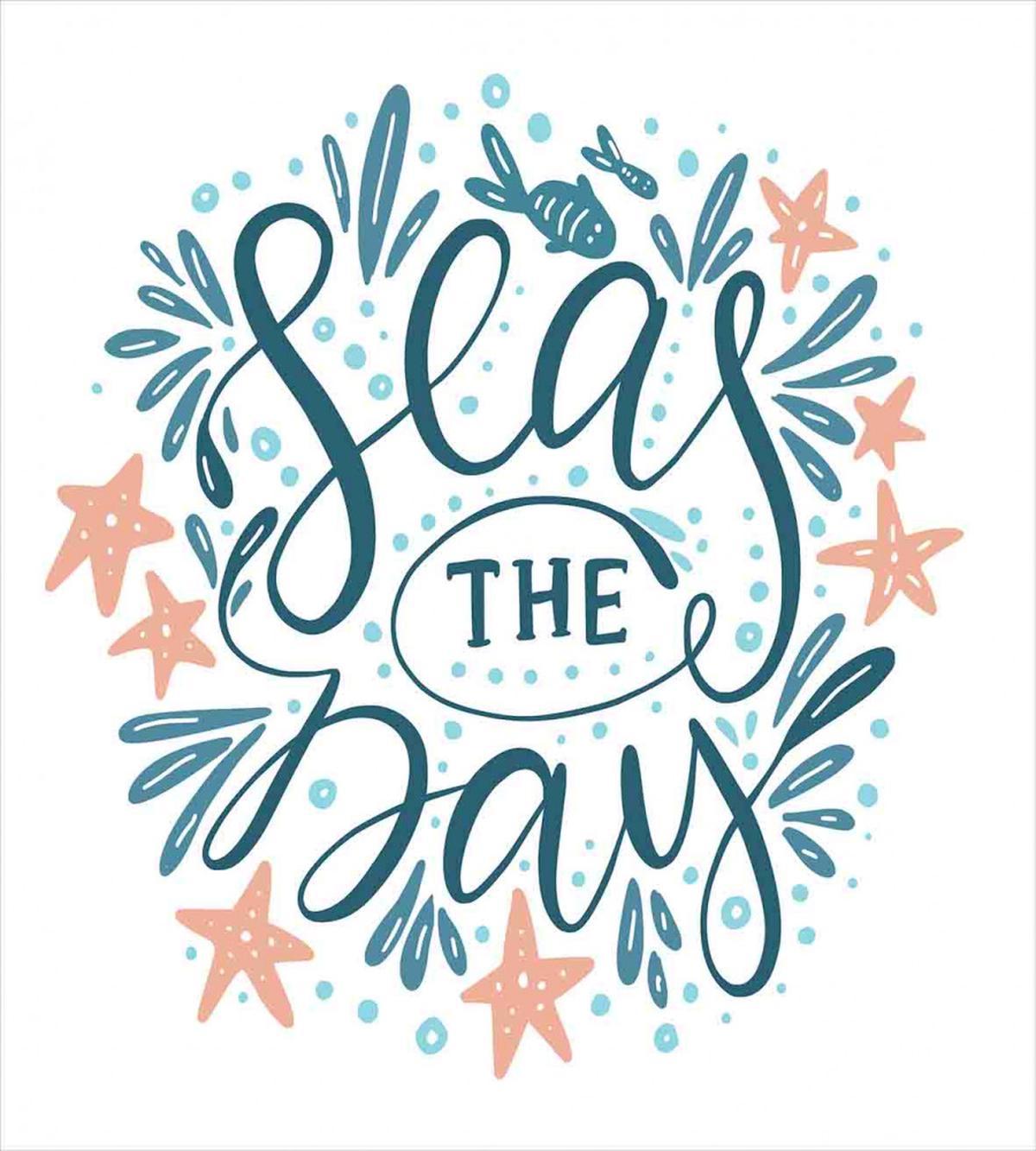 Seas Day Starfishes — Pattern