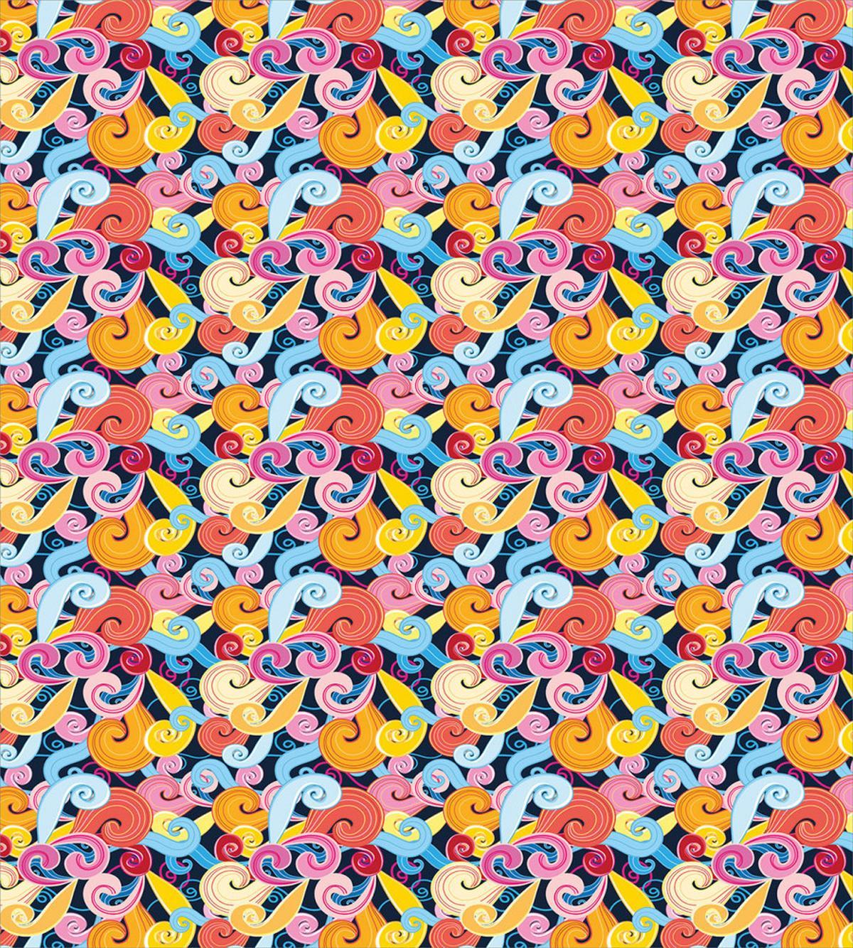 Vivid Spiral Funny Curls — Pattern