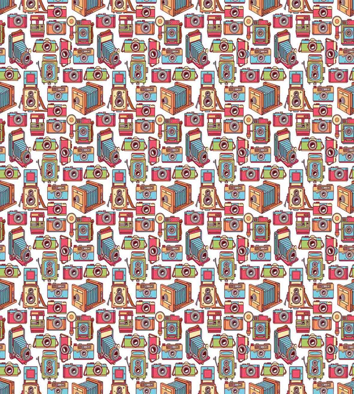 Colorful Film Retro Pattern — Pattern