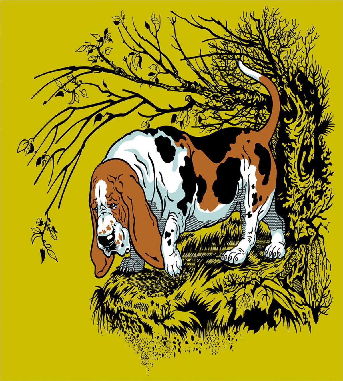 Hunting Dog Woods — Pattern