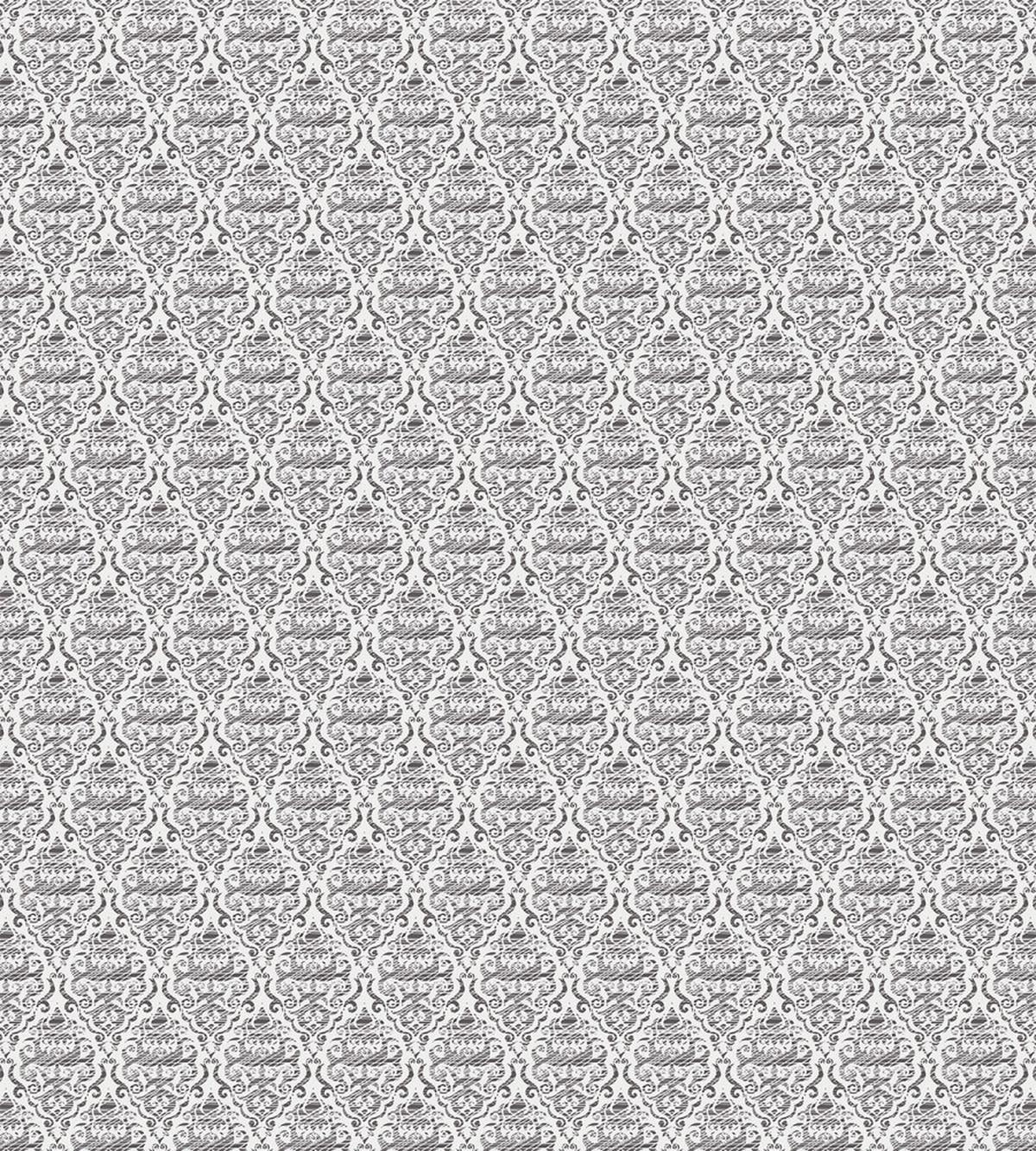 Hatched Curlicue Motif — Pattern