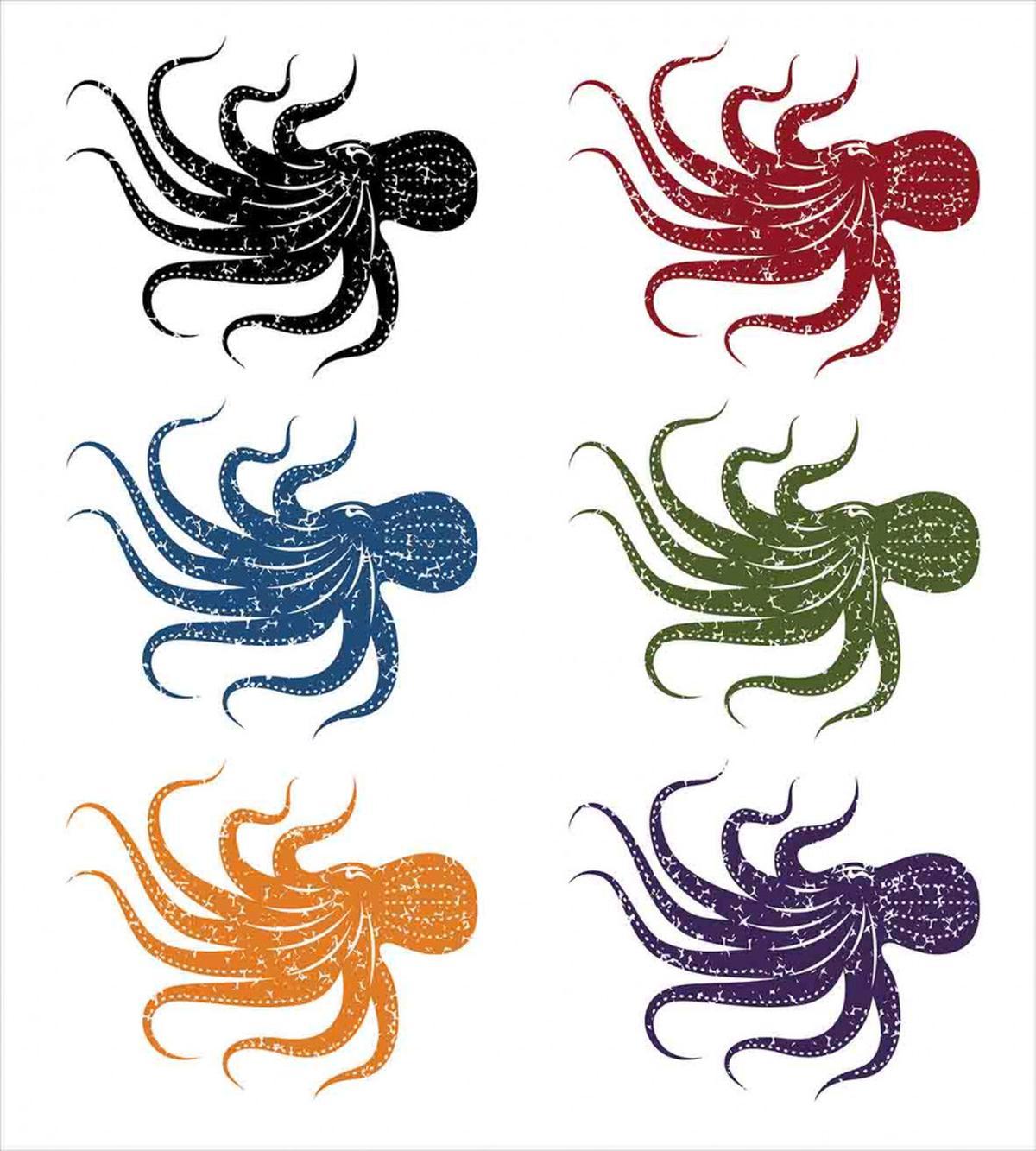 Grunge Underwater Life — Pattern